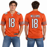 Caleb Williams Chicago Bears Nike Alternate Player Game Jersey - Orange