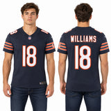 Custom Caleb Williams Chicago Bears Fan Inspired Team Premium F.U.S.E. Elite Jersey - Navy