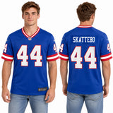 Custom Cam Skattebo New York Giants Fan Inspired Alternate 2 Legacy Game Jersey - Royal