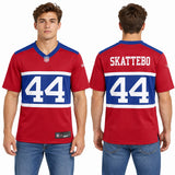 Custom Cam Skattebo New York Giants Fan Inspired Game Jersey - White