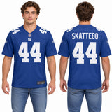 Custom Cam Skattebo New York Giants Fan Inspired Game Jersey - Royal