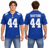 Custom Cam Skattebo New York Giants Fan Inspired Game Jersey - White