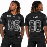 Custom CeeDee Lamb Dallas Cowboys Fan Inspired 2026 Salute to Service Stitched Premium Limited Jersey - Black