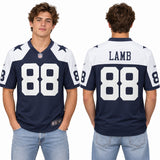 Custom CeeDee Lamb Dallas Cowboys Fan Inspired Alternate Game Team Jersey - White