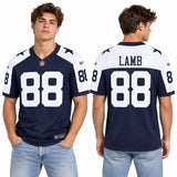 Custom CeeDee Lamb Dallas Cowboys Fan Inspired Alternate Premium F.U.S.E. Stitched Premium Limited Jersey - Navy