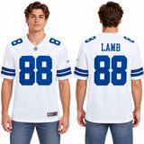 Custom CeeDee Lamb Dallas Cowboys Fan Inspired Game Jersey - Navy