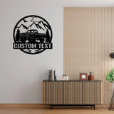 Custom Chevy Truck Classic Car Metal Sign with Led Lights Man Cave Dad’s Gift Metal Car Sign Personalized Garage Sign