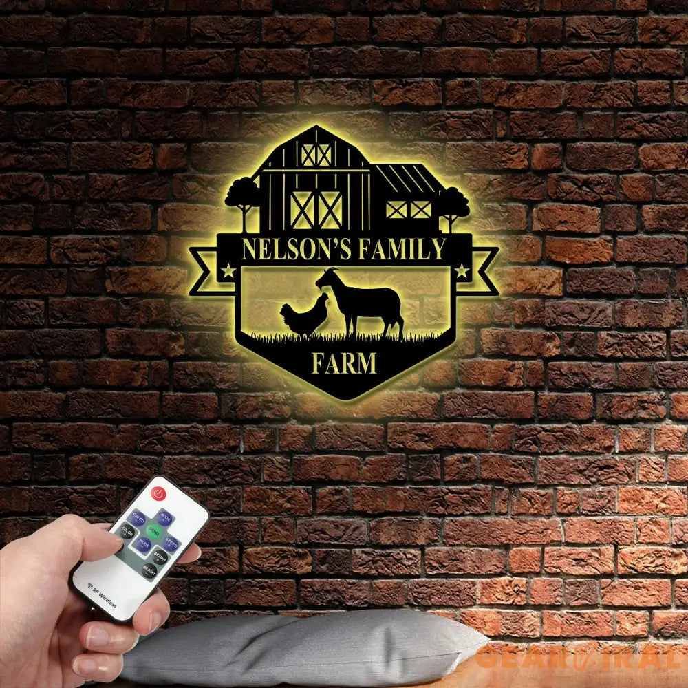 Custom Chicken And Goat Sign Personalized Goat And Chicken Metal Wall Art Chicken and Goat Ranch Farm Sign Goat And