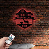 Custom Chicken And Goat Sign Personalized Goat And Chicken Metal Wall Art Chicken and Goat Ranch Farm Sign Goat And