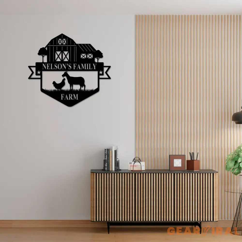 Custom Chicken And Goat Sign Personalized Goat And Chicken Metal Wall Art Chicken and Goat Ranch Farm Sign Goat And