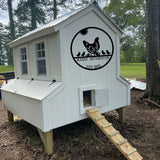 Custom Chicken Farm Metal Sign - Farm Coop Sign - Personalized Chicken Farm Sign - Family Name Metal Sign for Farm House | GearViral