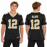 Custom Chris Olave New Orleans Saints Fan Inspired Premium F.U.S.E. Premium Limited Jersey - Black