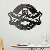 Custom Cigar Lounge Metal Wall Art LED Light Personalized Smoking Cigar Name Sign Home Decor Smoker Man Cave Decoration Birthday Dad Gifts | GearViral
