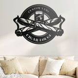 Custom Cigar Lounge Metal Wall Art LED Light Personalized Smoking Cigar Name Sign Home Decor Smoker Man Cave Decoration Birthday Dad Gifts | GearViral