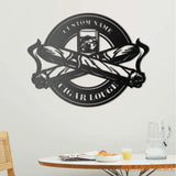 Custom Cigar Lounge Metal Wall Art LED Light Personalized Smoking Cigar Name Sign Home Decor Smoker Man Cave Decoration