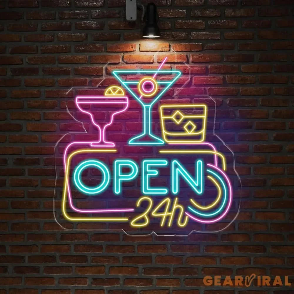 Custom Cooktail Neon Bar Sign Personalized Bar Club Neon Signs Neon Sign Home Bar Decor Bar Decoration Neon Lights Bar