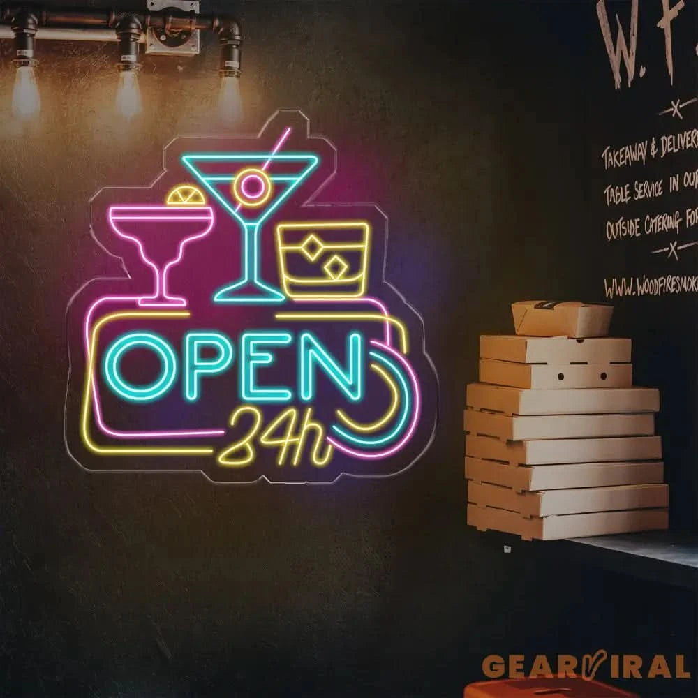 Custom Cooktail Neon Bar Sign Personalized Bar Club Neon Signs Neon Sign Home Bar Decor Bar Decoration Neon Lights Bar