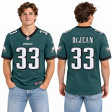 Custom Cooper DeJean Philadelphia Eagles Fan Inspired Game Jersey - Green