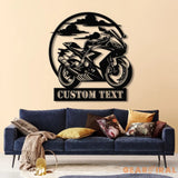 Custom Couple Trail Running Metal Wall Art with LED Lights - Personalized Runner Name Sign - Marathon Home Decor