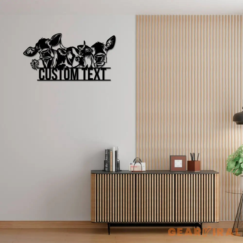 Custom Cow Metal Sign with Led Light,Cow Cattle Metal Wall Art,Custom Cow Farm Sign,Cow Ranch Decor,Cows Gift,Cow