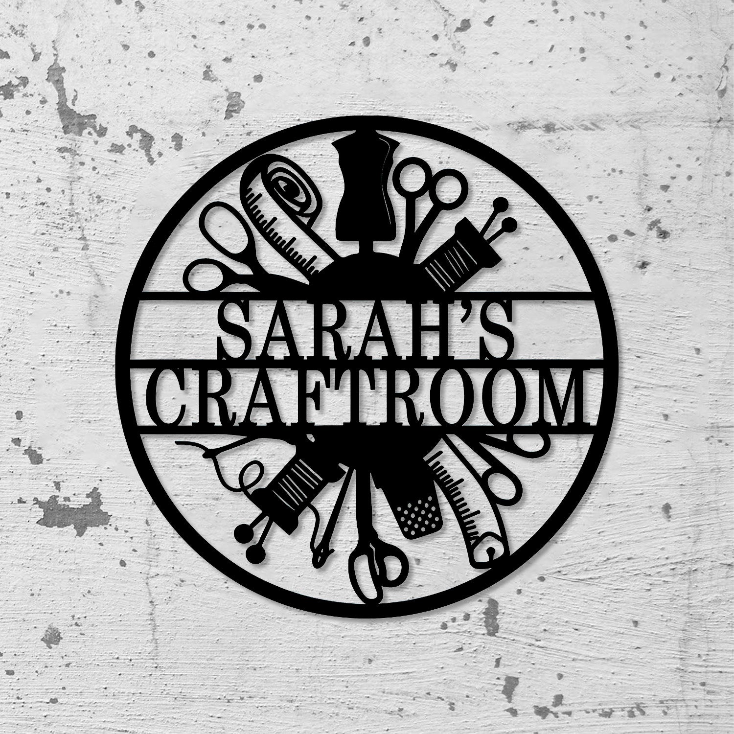 Custom Craft Room Sign Led Light, Customized-Rustic Home Craft Room Sign-Hobby Room Sign-Sewing Craft Room Home