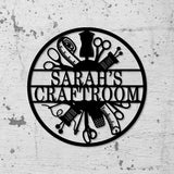 Custom Craft Room Sign Led Light, Customized-Rustic Home Craft Room Sign-Hobby Room Sign-Sewing Craft Room Home