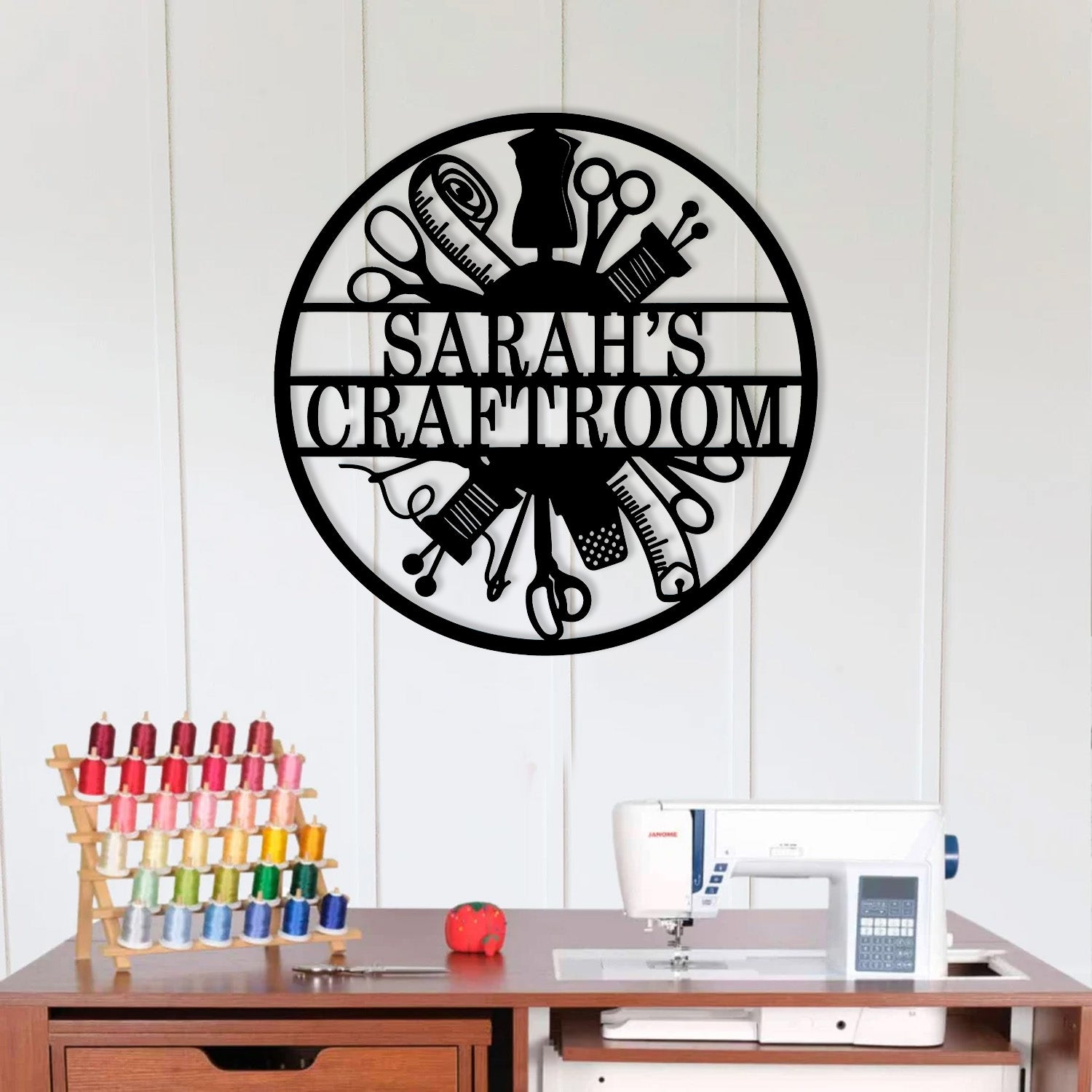 Custom Craft Room Sign Led Light, Customized-Rustic Home Craft Room Sign-Hobby Room Sign-Sewing Craft Room Home