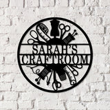 Custom Craft Room Sign Led Light, Customized-Rustic Home Craft Room Sign-Hobby Room Sign-Sewing Craft Room Home