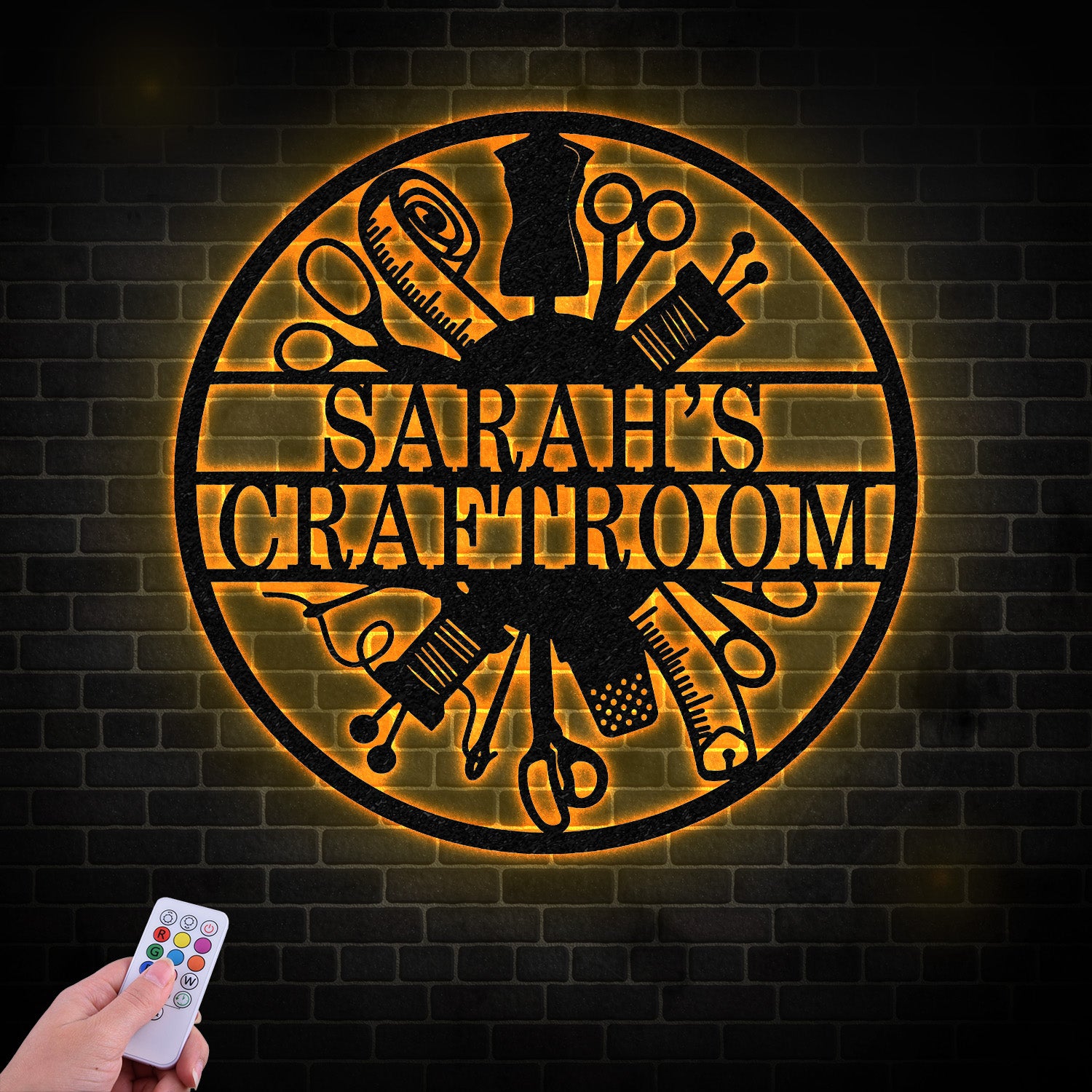 Custom Craft Room Sign Led Light, Customized-Rustic Home Craft Room Sign-Hobby Room Sign-Sewing Craft Room Home