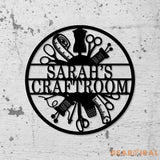 Custom Craft Room Sign Led Light Customized-Rustic Home Craft Room Sign-Hobby Room Sign-Sewing Craft Room Home