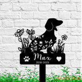 Custom Dachshund Memorial Stake Sign - Dachshund - Pet Grave Markers Sign - Pet Loss Gift | GearViral