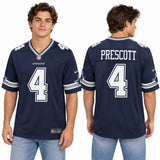 Custom Dak Prescott Dallas Cowboys Fan Inspired Game Team Jersey - Navy