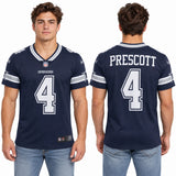 Custom Dak Prescott Dallas Cowboys Fan Inspired Premium Elite Player Team Jersey - Navy