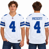 Custom Dak Prescott Dallas Cowboys Fan Inspired Premium F.U.S.E. Premium Limited Jersey - White