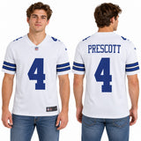 Custom Dak Prescott Dallas Cowboys Fan Inspired Premium Limited Player Jersey - White