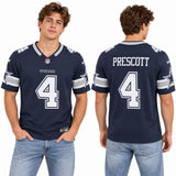 Custom Dak Prescott Dallas Cowboys Fan Inspired Alternate Premium F.U.S.E. Stitched Premium Limited Jersey - White