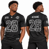 Custom De'Von Achane Miami Dolphins Fan Inspired 2026 Salute to Service Stitched Premium Limited Jersey - Black