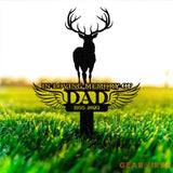 Custom Deer Hunting Memorial Stake Cemetery Stake Grave Marker Memorial Stake In Memorial Of Gift Vs2 - Gearviral