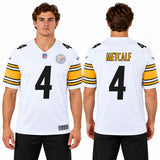 Custom DK Metcalf Pittsburgh Steelers Fan Inspired Team Premium F.U.S.E. Stitched Premium Limited Jersey - Black