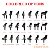 Custom Dog Breed Memorial Stake - Personalized Dog Garden Stake Sign - Pet Loss Gift - Dog Breed Sign | GearViral