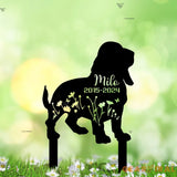Custom Dog Memorial Metal Sign - Basset Hounds Loss - Basset Hounds Lover - Sympathy Gift | GearViral