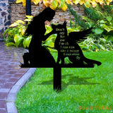Custom Dog Memorial Stake Dog Grave Marker Every Dog Breed Metal Stake Personalized Dog Garden Sign Pet Loss Gift