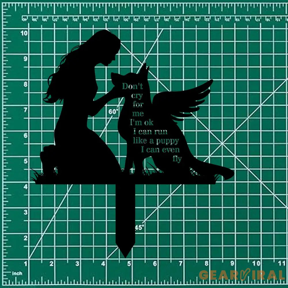 Custom Dog Memorial Stake Dog Grave Marker Every Dog Breed Metal Stake Personalized Dog Garden Sign Pet Loss Gift