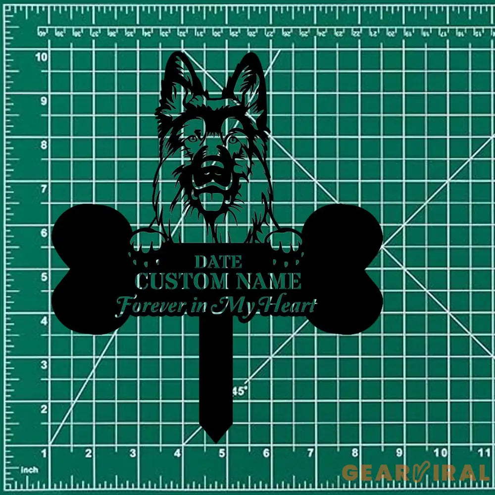Custom Dog Memorial Stake Dog Grave Marker Every Dog Breed Metal Stake Personalized Dog Garden Sign Pet Loss Gift