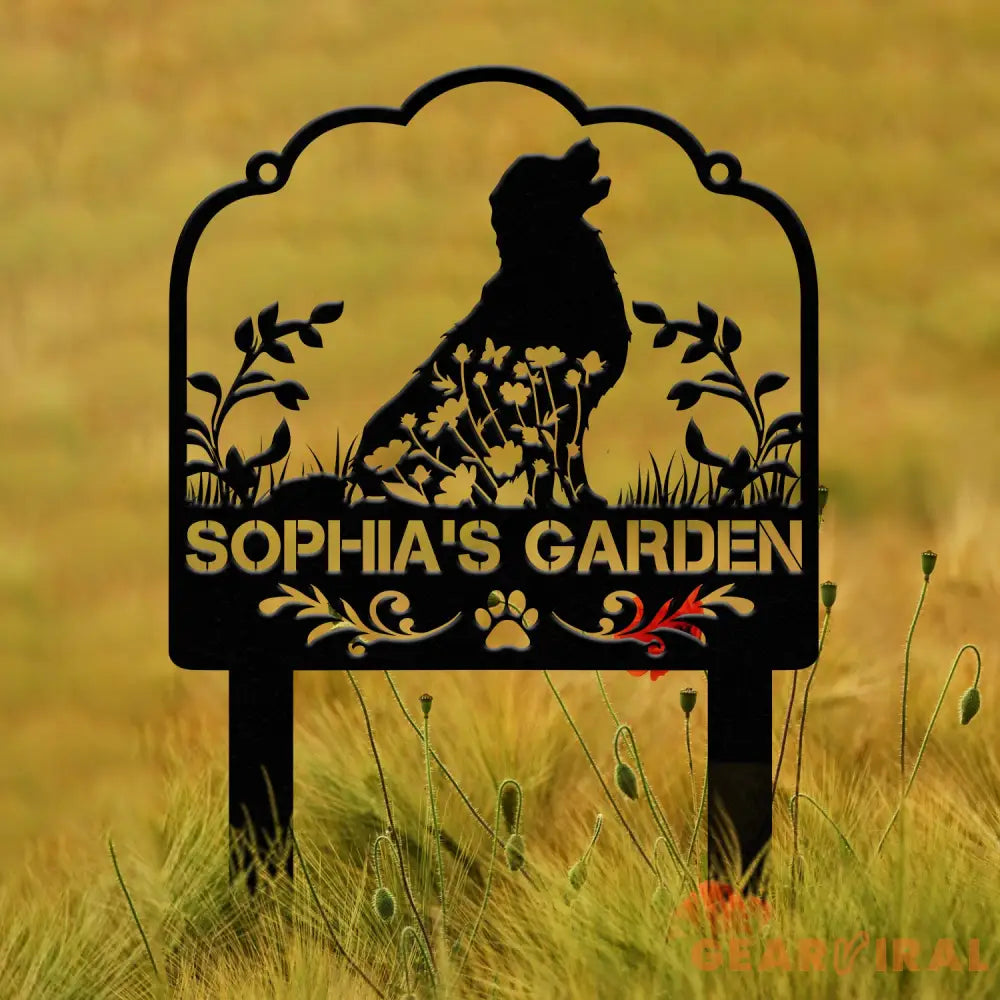 Custom Dog Memorial Stake - Personalized Pet Garden Sign Dog Grave Marker Pet Loss Gift Custom Dog Garden Sign