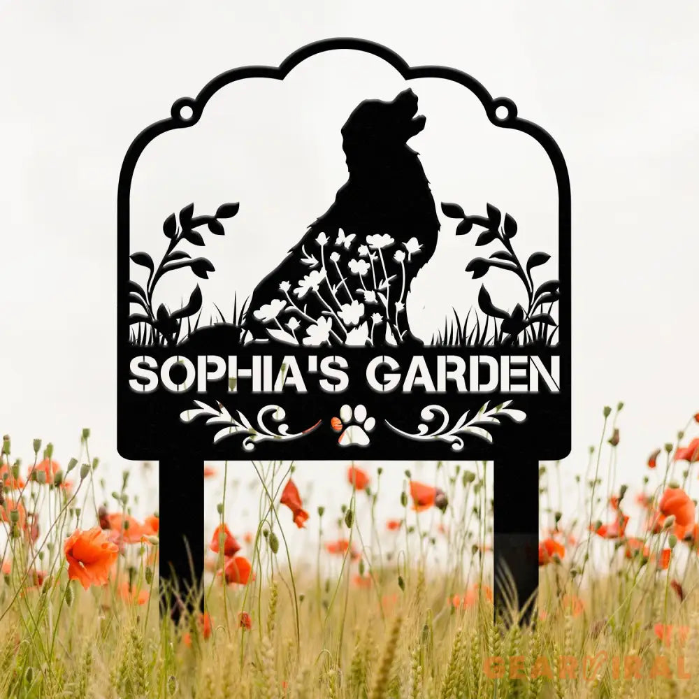 Custom Dog Memorial Stake - Personalized Pet Garden Sign Dog Grave Marker Pet Loss Gift Custom Dog Garden Sign
