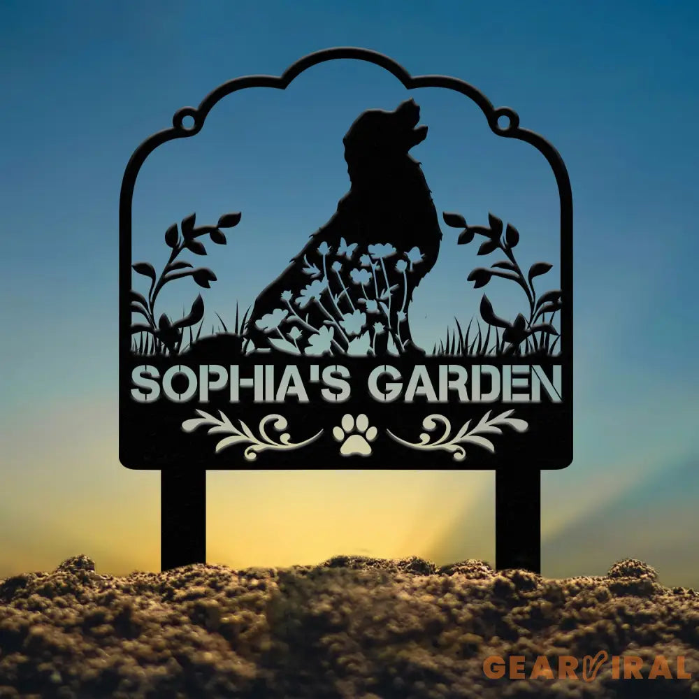 Custom Dog Memorial Stake - Personalized Pet Garden Sign Dog Grave Marker Pet Loss Gift Custom Dog Garden Sign