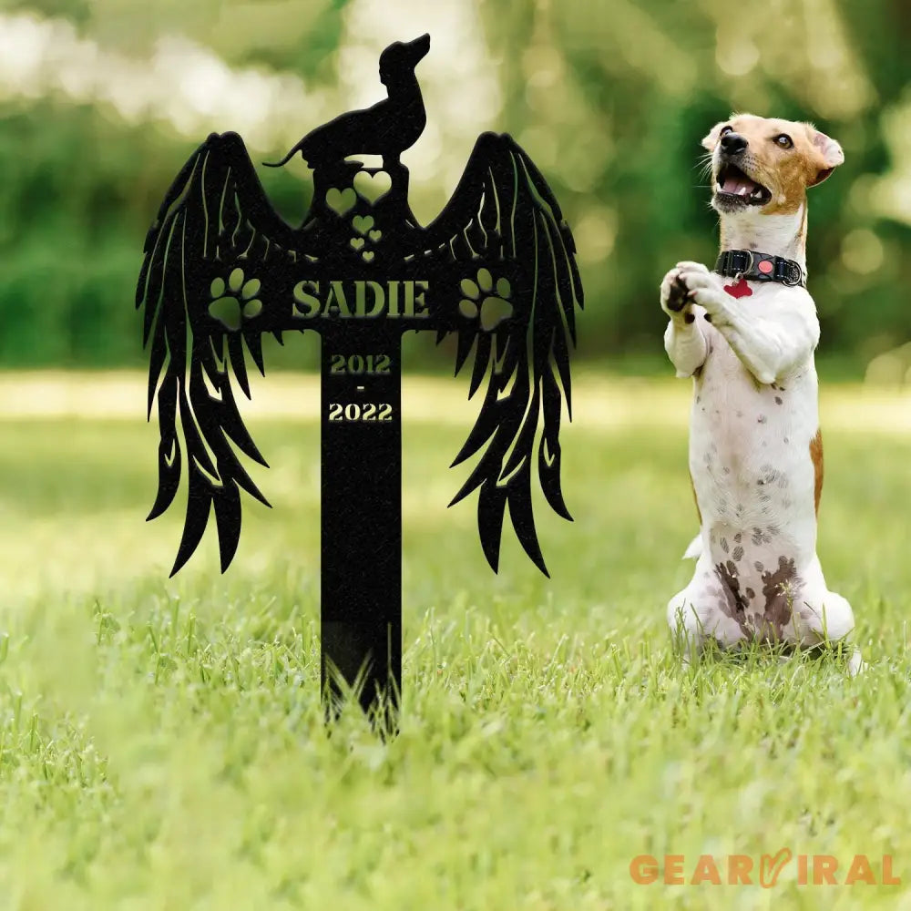 Custom Dog Memorial Stake Personalized Pet Grave Marker Photo Tribute Plaque for Bereaved Dog Owners Dog Remembrance
