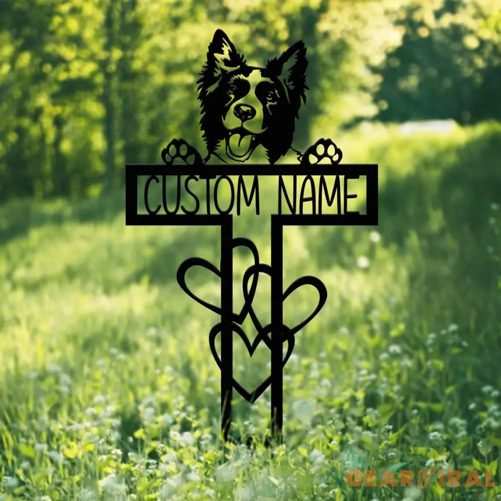Custom Dog Memorial Stake Personalized Pet Grave Marker Photo Tribute Plaque for Bereaved Dog Owners Dog Remembrance