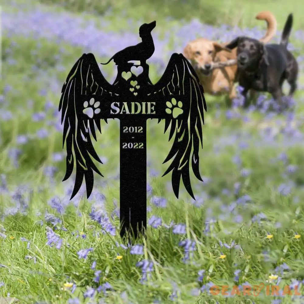 Custom Dog Memorial Stake Personalized Pet Grave Marker Photo Tribute Plaque for Bereaved Dog Owners Dog Remembrance